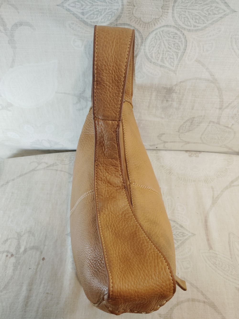 Fossil Pebbled Leather Shoulder Bag in Tan - Picture 3 of 8